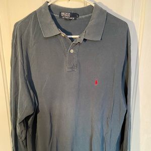 Men’s long sleeve polo